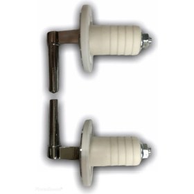 Resim Cermix Klozet Kapak Menteşesi Metal Östten Sıkmalı 