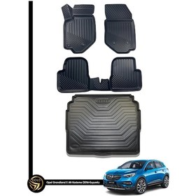 Resim Opel Grandland X 3d Havuzlu Oto Paspas Ve Bagaj Havuzu Seti 