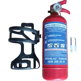 Resim Miralaz Ticaret 1 kg Yangın Söndürme Tüpü 