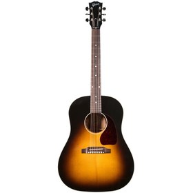 Resim Gibson J-45 Standard Elektro Akustik Gitar (Vintage Sunburst) 