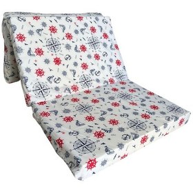 Resim Katlanır Yer Yatağı Ve Tek Kişilik Sünger Katlanır Minder Yatak 90x190x10 Cm-marin 