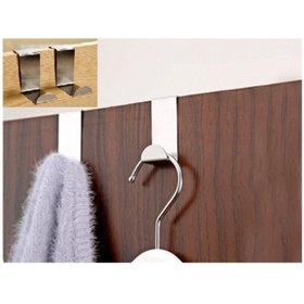 Resim İndiriminVar 4 Adet Banyo Kapı Arkası Bornoz Havlu Askısı Aparatı Metal 