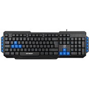 Resim Hytech HYK-46 GAMY Siyah USB Mavi Tuşlu Q Gaming Oyuncu Klavyesi 