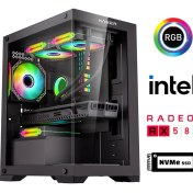 Resim Xaser XSR870 i5-4570 16 GB 512 GB M.2 NVMe SSD 8 GB RX580 Free Dos Masaüstü Oyuncu Bilgisayarı 