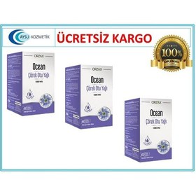 Resim Ocean Çörek Otu Yağı 1000 MG 60 Kapsül 3'lü Paket 