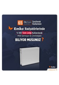 Resim Emko Panel Radyatör 900x0700 90 Cm-70 Cm 