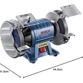 Resim CetKing Professional Gbg 60-20 Taş Motoru (600 W, Disk Çapı: 200 Mm, 3.600 Dev/dak) 
