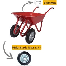 Resim Kanat Troyka Iki Tekerli Demonte El Arabası 0.60 Mm Sac 