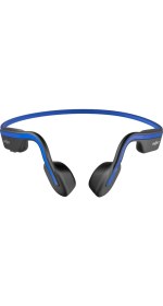 Resim Shokz OpenMove-Açık Kulak Tasarımlı, Bluetooth 5.1, IP55 Suya ve Tere Dayanıklılık, 6 Saat Pil Ömrü, Çift Gürültü Önleyici Mikrofon, Günlük ve Spor Kullanımı için Kemik İletimli Kablosuz Kulaklık-Mavi 