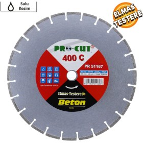Resim Pro-Cut Elmas Testere 400 mm Beton Kesim Kesme Serisi PR-51167 