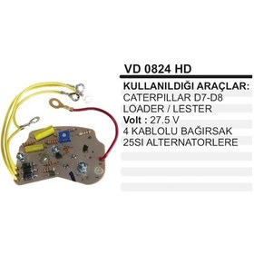 Resim Konjektor 24V Caterpiller D7 Loader 4 Kab 504627527 