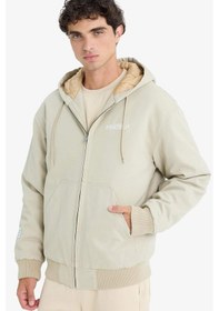Resim Defacto %100 Pamuk Oversize Mont C6338AX24AU Bej 
