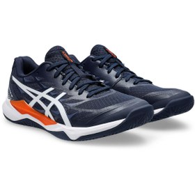 Resim Asics GEL-TACTIC 12 Erkek Twilight Blue/Digital Sakura Voleybol Ayakkabısı 1071A090-402 