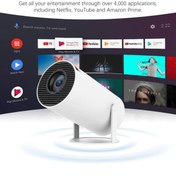 Resim Teknoşık Android Smart Projeksiyon Cihazı | WiFi | Ultra HD Görüntü | Taşınabilir 