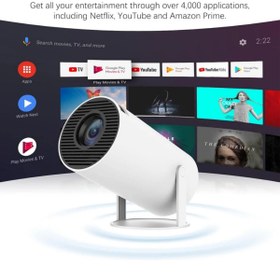 Resim Teknoşık Android Smart Projeksiyon Cihazı | WiFi | Ultra HD Görüntü | Taşınabilir 
