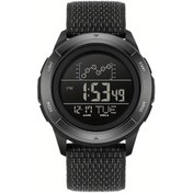 Resim Cloud011 Sanda Erkek Spor Saati Sayaç Pusula Metronom Alarm Siyah Nylon Kordon Hediye Diğer 