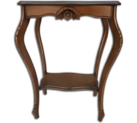 Resim Bengi Ticaret Fiskos Çiçeklik 4AYAK Oymalı Model Parlak Ihlamur Ağacı Ayak Parlak Ceviz Mdf Tabla El Yapım 