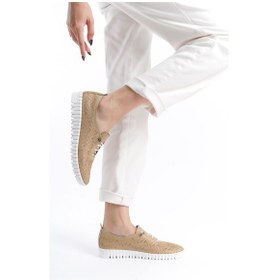 Resim Hakiki Deri Ortopedik Hassas Ciltler İçin Çok Yumuşak Bej Kadın Ayakkabı Artı-artı014-alk054 001 