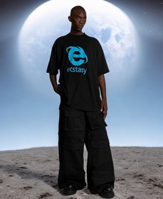 Resim Internet Explorer Tee - Oversize / L / Siyah 