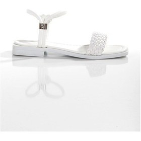 Resim Mia026-1561 Kadın Beyaz El Örgülü Abiye Günlük-düğün-eğlence-tatil Sandaleti Beyaz 