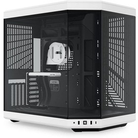 Resim HYTE Y70 Panda Temperli Cam USB 3.2 E-ATX Dual Chamber Mid Tower Gaming Kasa (CS-HYTE-Y70-BW) 