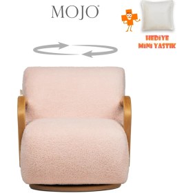 Resim Mojo Soho Twist Dönen Ayaklı Çocuk Koltuğu Pembe 