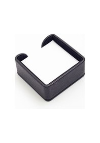 Resim Turgut Office Felix Deri Notluk Siyah 10x10cm 