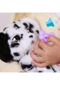 Resim Sesli Peluş 20 Cm Mor 