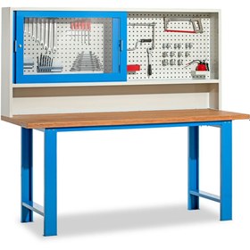 Resim İdeal Ekipman 2 Metre Çalışma Tezgahı Sürgülü Kapaklı Pano-ie5.seri-model 6 