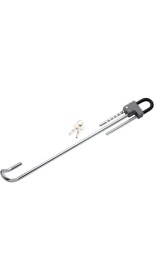 Resim Yuma Yuma Oto Direksiyon Emniyet Kilidi Çift Yönlü Gri 1 Adet 