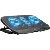 Resim Rampage AD-RC4 Mavi Ledli 15" - 17" Notebook Laptop Soğutucu Stand 