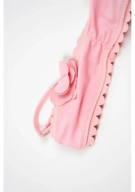 Resim Adisia Kız Çocuk Pembe Çiçek Detaylı Bikini Takımı Pembe 
