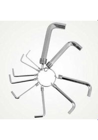 Resim Allen Anahtar Takım Altı Köşeli 10 Parça Alyan 