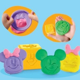 Resim Hype Store Play-Doh Junior Happy Üst Üste Dizilebilir Okul Öncesi Oyuncak Seti 