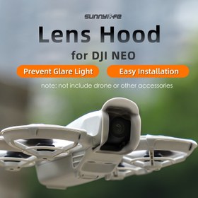 Resim SunshineLife DJI NEO Objektif Gölgelik - Drone Gimbal için Parazit Işık Önleyici Koruyucu Kapak, Beyaz Plastik Kapağı ile Kolay Kurulum, Kamera Kaydı ve Dönüş Etkisiz 
