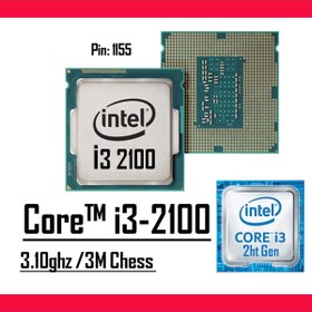 Resim Intel Core™ I3 2100 3.10ghz 3mb Cache Lga 1155p Masaüstü Bilgisayar Işlemci /termal Macun/2 Yıl Garanti 