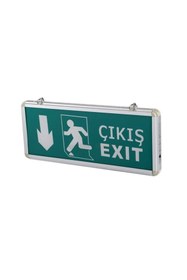Resim Cata CT-9167 3W Exıt Çıkış Armatürü Ledli 3 Saat Akülü 