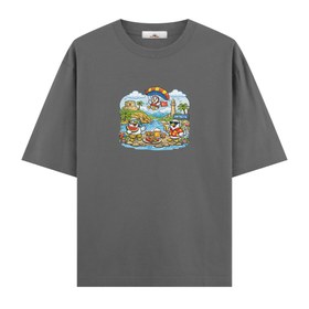 Resim Antalya - Oversize Tshirt - Antrasit / XL / Oversize 