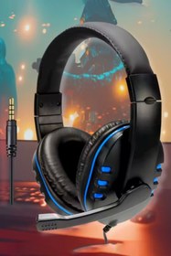 Resim keufman DOBE Mikrofonlu Oyuncu Kulaklığı - Stereo Gaming Headset (PS4/Xbox One/ Switch/PC) 