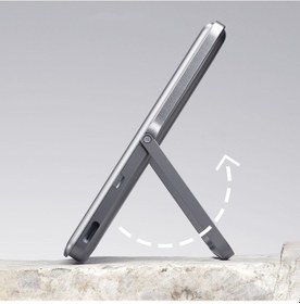 Resim Lenyes PW038D 20W 5000 mAh 15 W Ultra İnce Standlı Wireless Powerbank Gümüş 