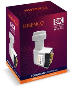 Resim Hiremco Dörtlü Quad Ultra HD 8K LNB 