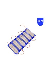 Resim 10 Adet 12 Volt 2.4 Watt 12 Smd Ledli Sabit Mavi Modül 