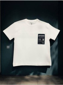 Resim Zekids Erkek Çocuk Pamuklu Baskılı Tshirt-14173 Beyaz 