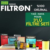 Resim Vw Tiguan 1.4 Tsi Filtron Filtre Bakım Seti 2010-2014 Cax 3Lü 553230099 