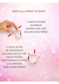 Resim Erdobia 925 Ayar Oniks Taşlı Rodyum Yonca Kolye Küpe 2'li Gümüş Set-takım 
