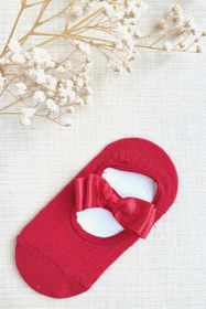 Resim Esra's Store Kız Bebek Renkli Babet Çorap 5 Li Beyaz Pembe Kırmızı Sarı Siyah 