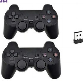 Resim Createtech 2pcs-2.4g Kablosuz Gamepad Joystick Oyun Denetleyicisi, Akıllı Tv Ve Pc İçin Oyun Sopası, Oyun Kutusu Aksesuarları 
