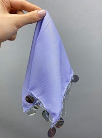 Resim Hobigram Gümüş Pullu Lüx Halay Mendili 5 Adet Lila – Özel Tasarım, Aksesuar, Kaliteli Üretim, Göz Alıcı Stil 