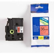 Resim Brother Tonersepeti Brother TZe-461 Kırmızı üzerine Siyah Laminasyonlu Muadil Etiket 36mm x 8mm 