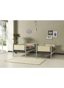 Resim Argimo Yurt Ahşap Genç Çocuk Odası Metal Ranza 